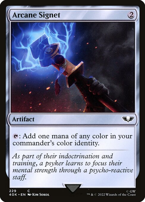 Arcane Signet [Warhammer 40,000 Commander - 229]