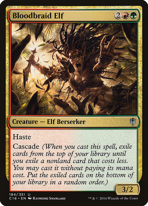Bloodbraid Elf [Commander 2016 - 184]