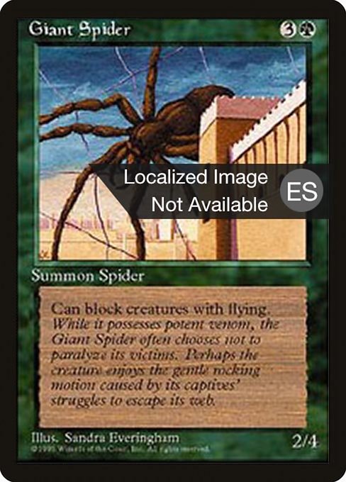 Giant Spider [Fourth Edition Foreign Black Border - 249]