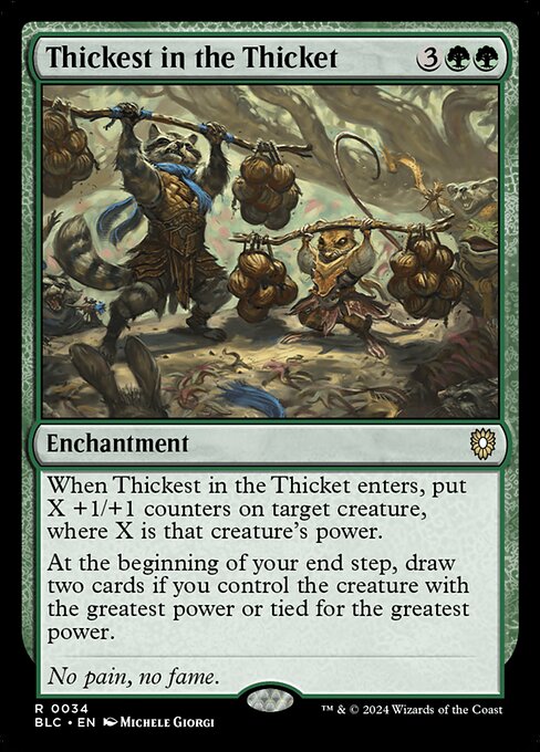 Thickest in the Thicket [Bloomburrow Commander - 34]