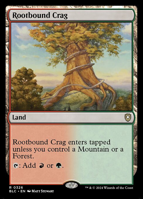 Rootbound Crag [Bloomburrow Commander - 326]