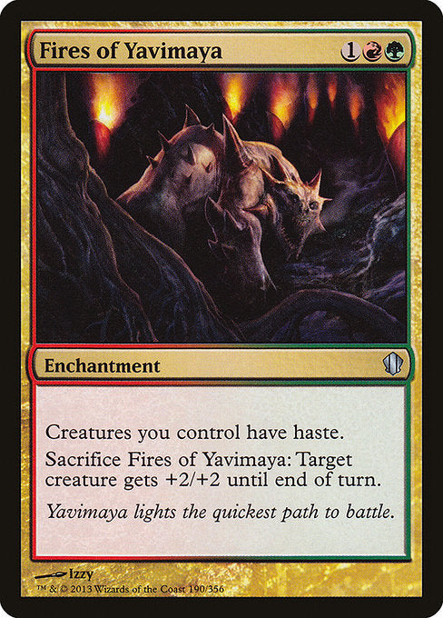 Fires of Yavimaya [Commander 2013 - 190]