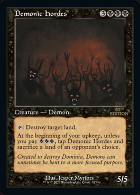 Demonic Hordes [30th Anniversary Edition - 397]