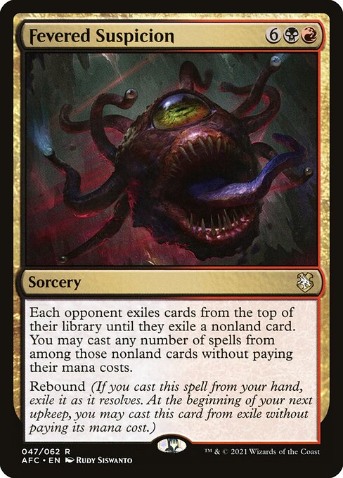 Fevered Suspicion [Forgotten Realms Commander - 47]