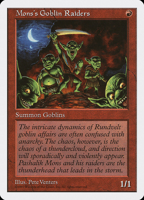 Mons's Goblin Raiders [Fifth Edition - 251]