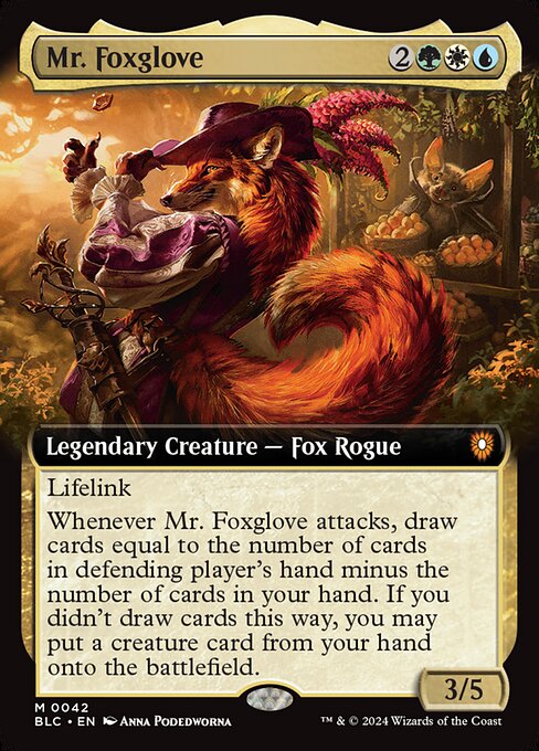 Mr. Foxglove [Bloomburrow Commander - 42]