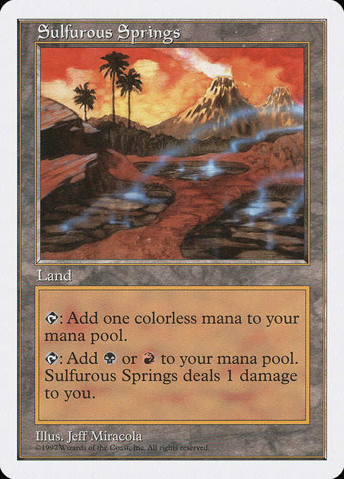 Sulfurous Springs [Fifth Edition - 424]