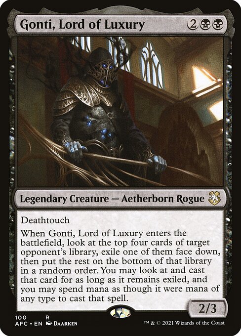 Gonti, Lord of Luxury [Forgotten Realms Commander - 100]