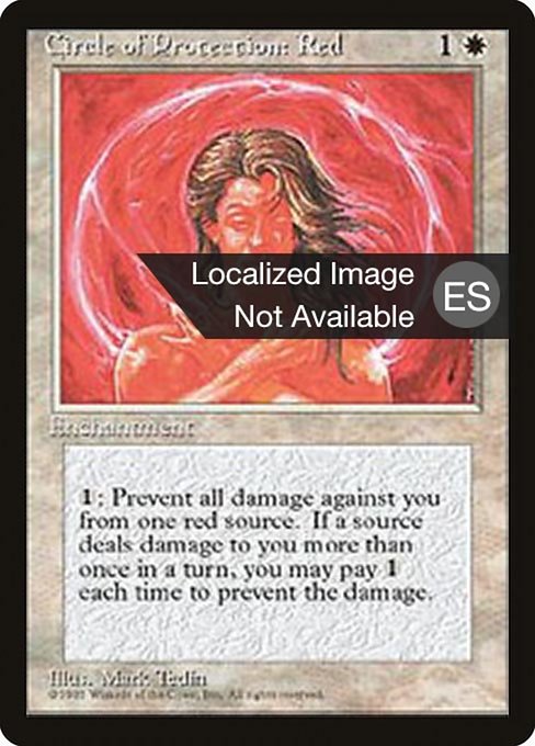 Circle of Protection: Red [Fourth Edition Foreign Black Border - 17]