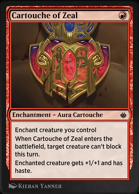 Cartouche of Zeal [Amonkhet Remastered - 145]