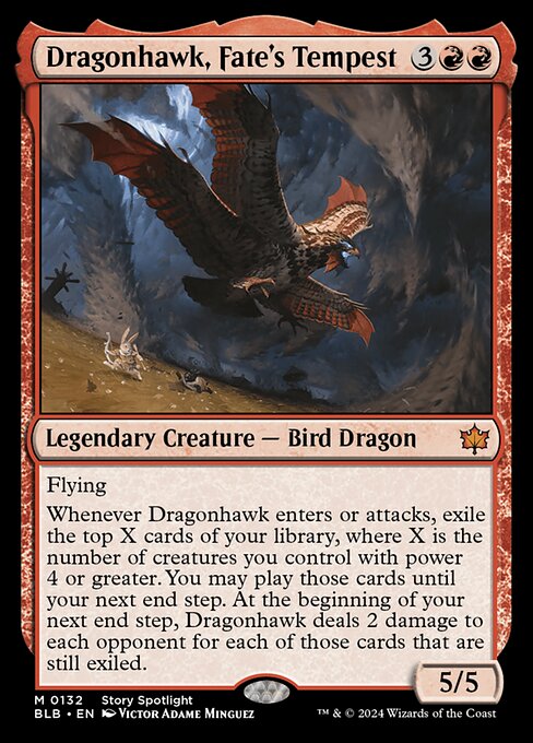 Dragonhawk, Fate's Tempest [Bloomburrow - 132]