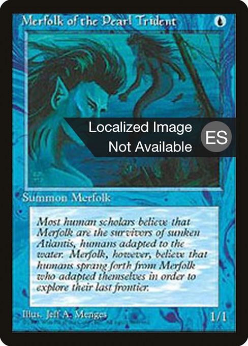 Merfolk of the Pearl Trident [Fourth Edition Foreign Black Border - 86]