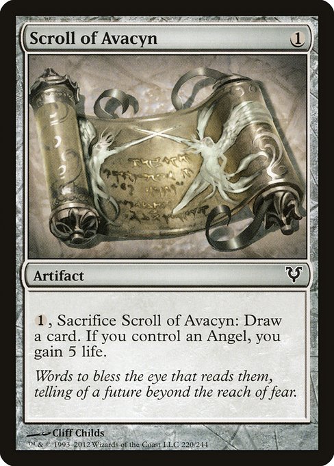 Scroll of Avacyn [Avacyn Restored - 220]
