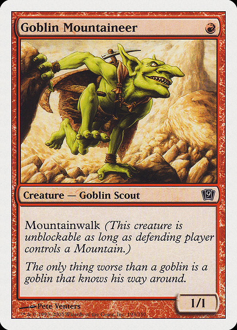 Goblin Mountaineer [Ninth Edition - 193]