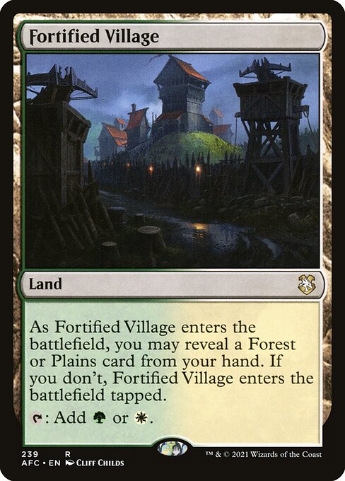 Fortified Village [Forgotten Realms Commander - 239]