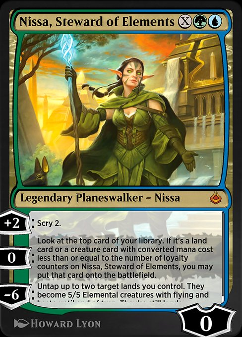 Nissa, Steward of Elements [Amonkhet Remastered - 248]