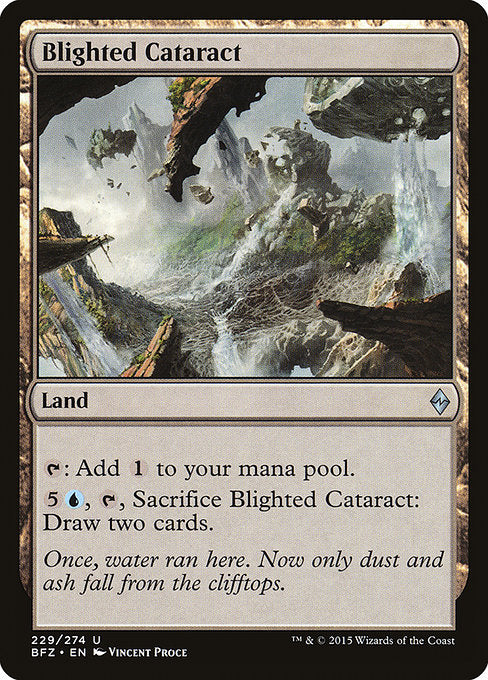 Blighted Cataract [Battle for Zendikar - 229]