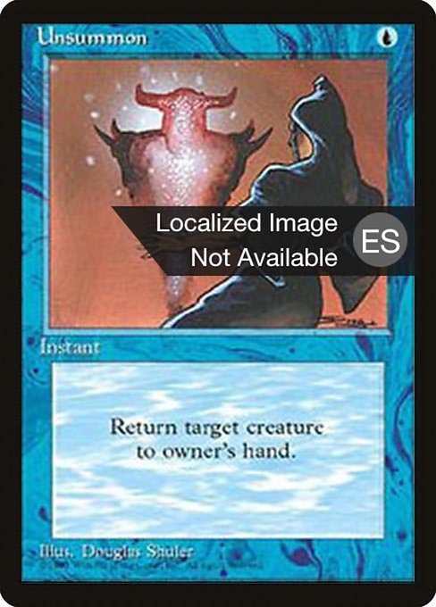 Unsummon [Fourth Edition Foreign Black Border - 111]