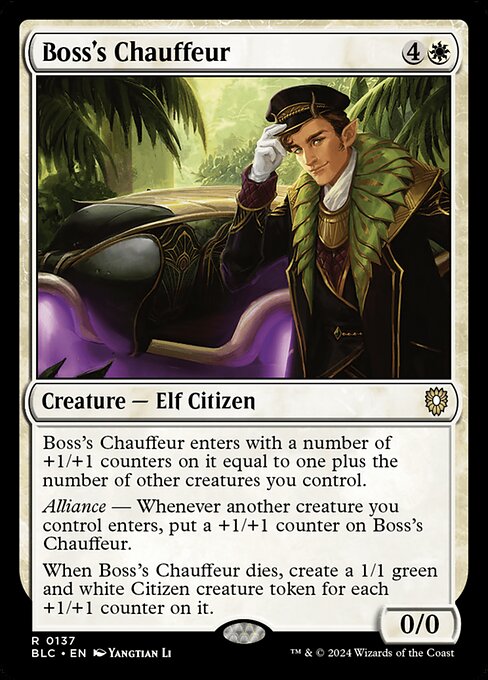 Boss's Chauffeur [Bloomburrow Commander - 137]