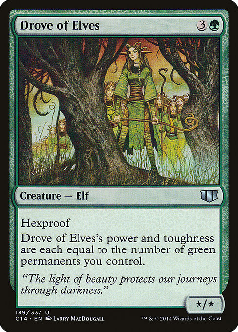 Drove of Elves [Commander 2014 - 189]