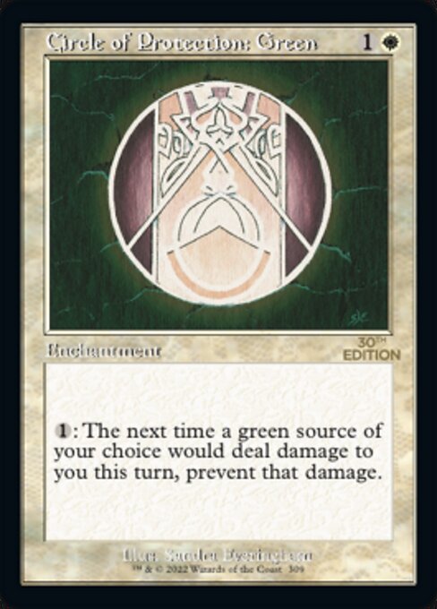 Circle of Protection: Green [30th Anniversary Edition - 309]