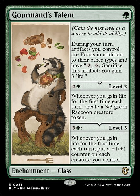 Gourmand's Talent [Bloomburrow Commander - 31]