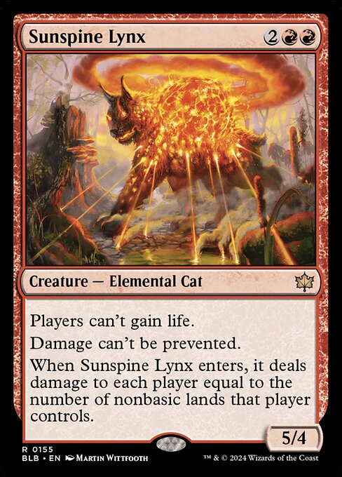 Sunspine Lynx [Bloomburrow - 155]