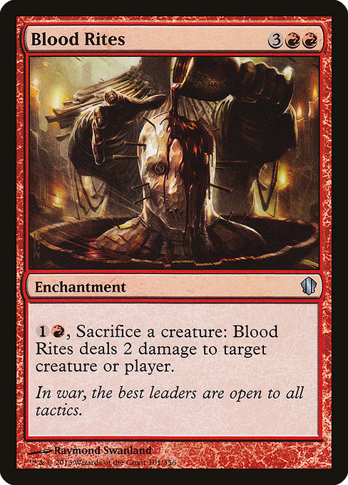 Blood Rites [Commander 2013 - 101]