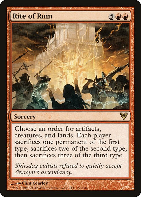 Rite of Ruin [Avacyn Restored - 153]