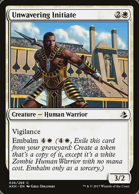 Unwavering Initiate [Amonkhet - 36]