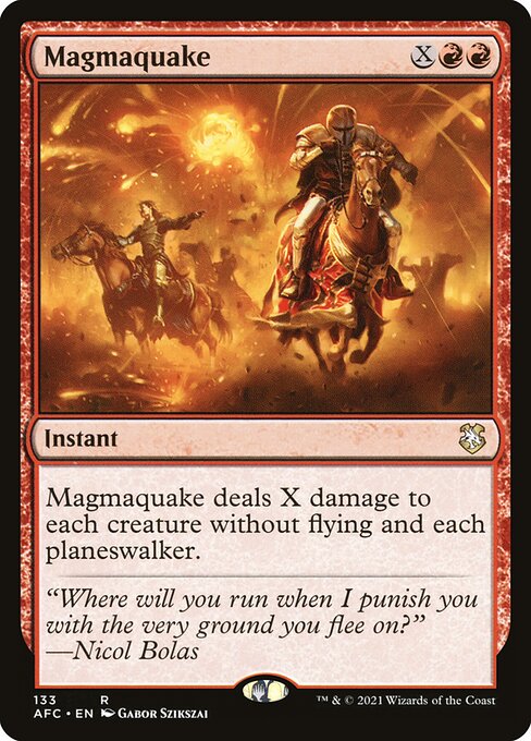 Magmaquake [Forgotten Realms Commander - 133]