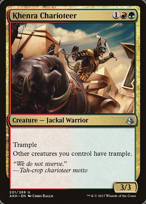 Khenra Charioteer [Amonkhet - 201]