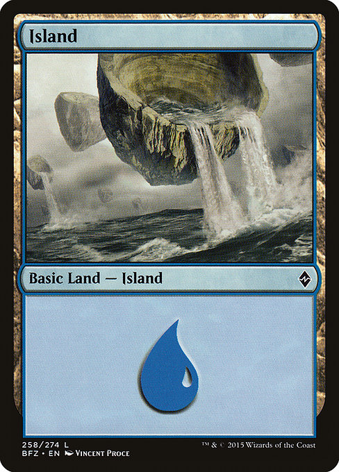 Island [Battle for Zendikar - 258a]