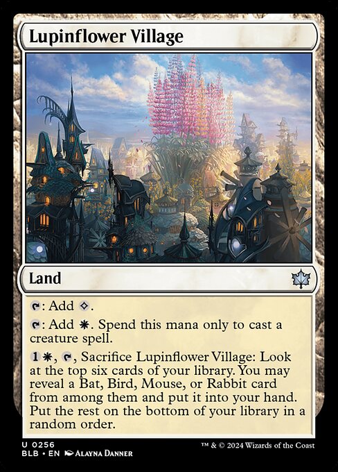 Lupinflower Village [Bloomburrow - 256]