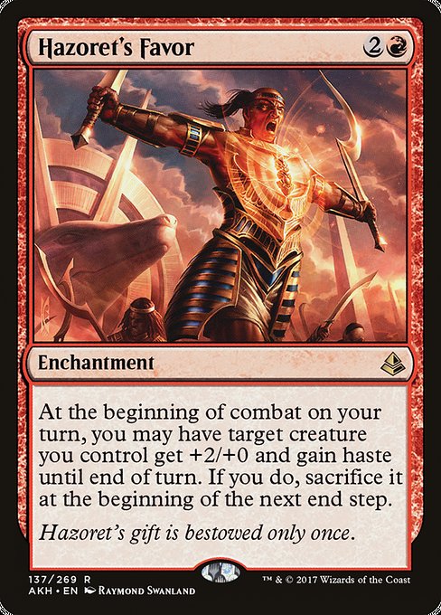 Hazoret's Favor [Amonkhet - 137]