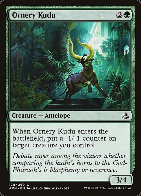 Ornery Kudu [Amonkhet - 178]