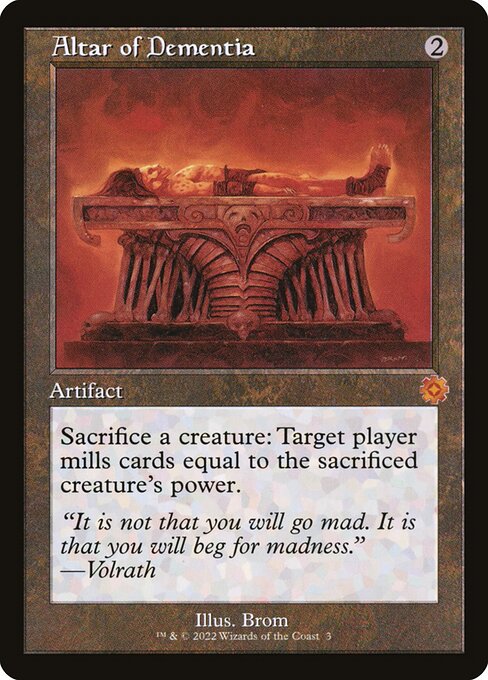 Altar of Dementia [The Brothers' War Retro Artifacts - 3]