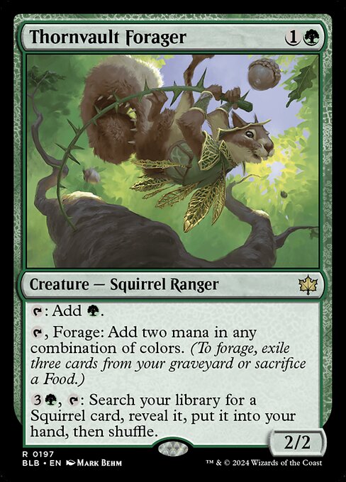 Thornvault Forager [Bloomburrow - 197]