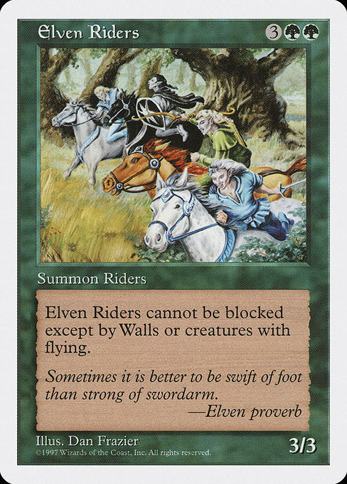 Elven Riders [Fifth Edition - 291]
