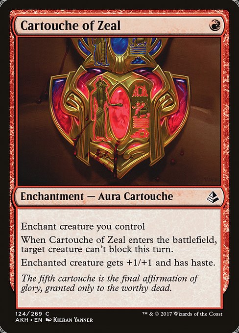 Cartouche of Zeal [Amonkhet - 124]
