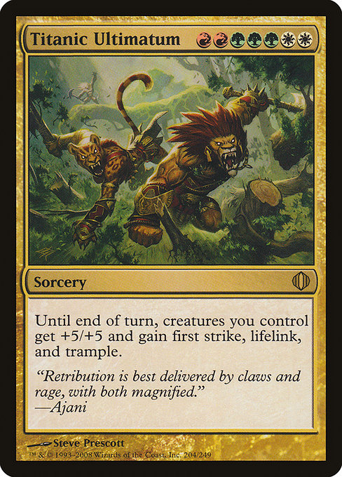 Titanic Ultimatum [Shards of Alara - 204]