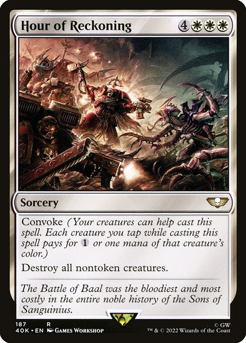 Hour of Reckoning [Warhammer 40,000 Commander - 187]
