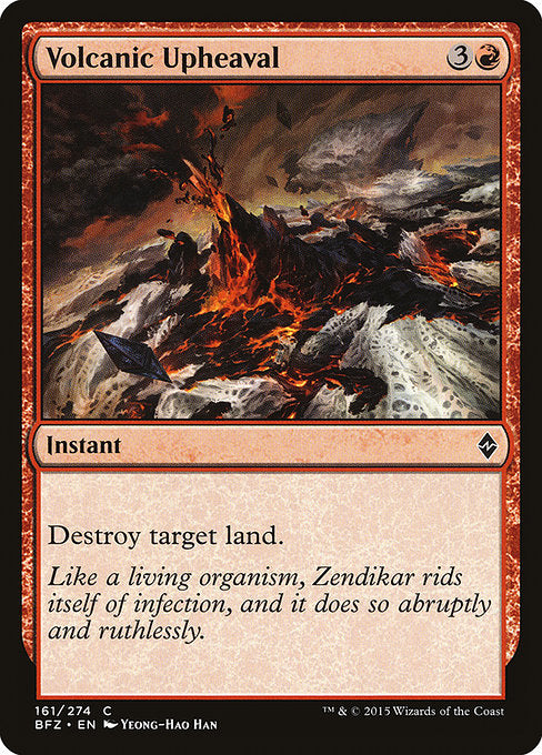 Volcanic Upheaval [Battle for Zendikar - 161]