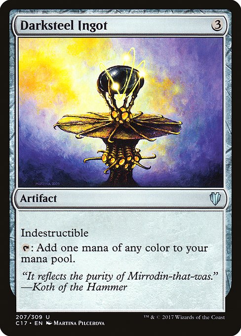 Darksteel Ingot [Commander 2017 - 207]