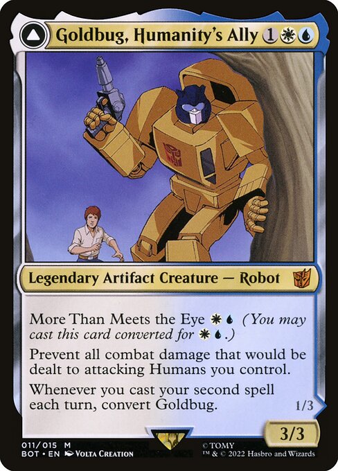 Goldbug, Humanity's Ally // Goldbug, Scrappy Scout [Transformers - 11]