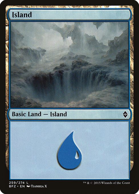 Island [Battle for Zendikar - 259a]