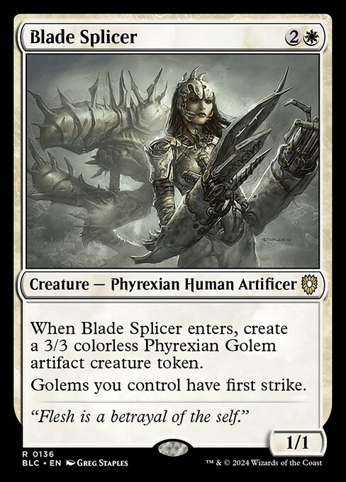 Blade Splicer [Bloomburrow Commander - 136]