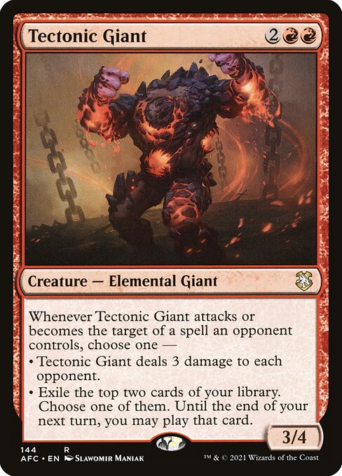 Tectonic Giant [Forgotten Realms Commander - 144]