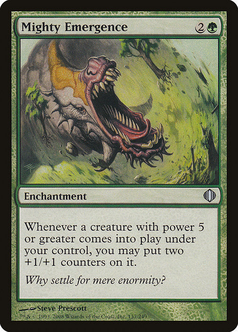 Mighty Emergence [Shards of Alara - 137]