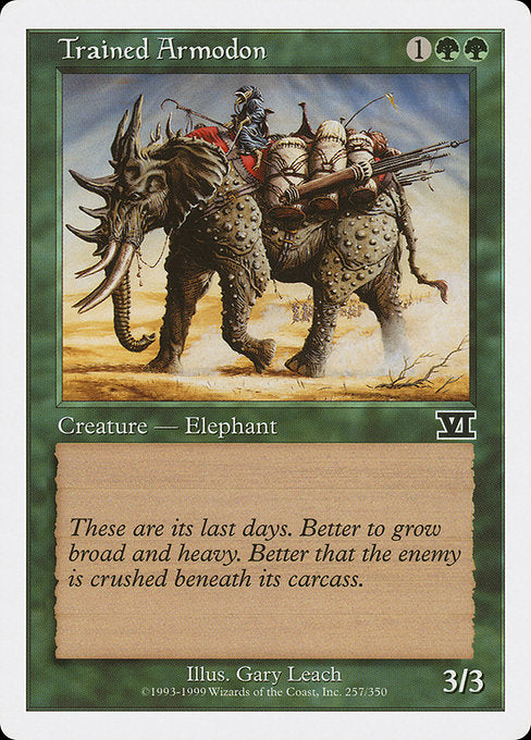 Trained Armodon [Classic Sixth Edition - 257]